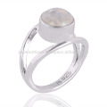 Natural Rainbow Moonstone Gemstone 925 Sterling Silver Ring Jewelry Wholesale